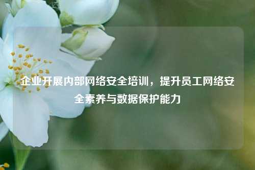 企业开展内部网络安全培训，提升员工网络安全素养与数据保护能力