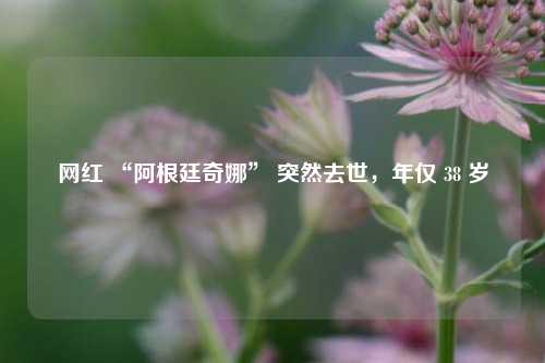 网红 “阿根廷奇娜” 突然去世，年仅 38 岁