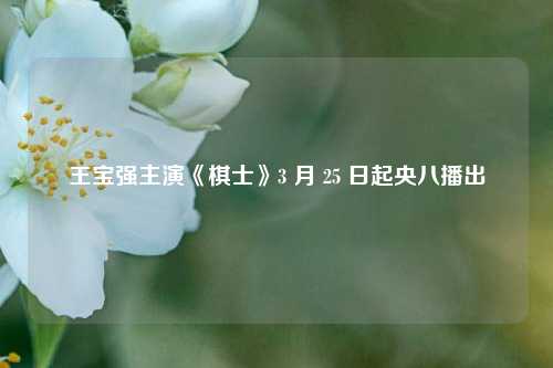 王宝强主演《棋士》3 月 25 日起央八播出